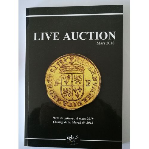 Live Auction Janvier 2018 - Catalogue Cgb