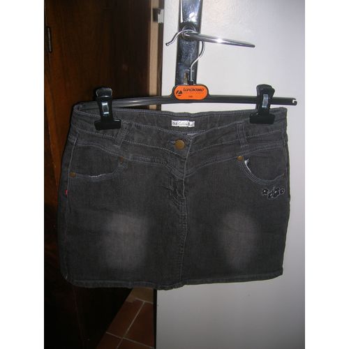 Jupe En Jean U Collection Coton 14 Ans Gris