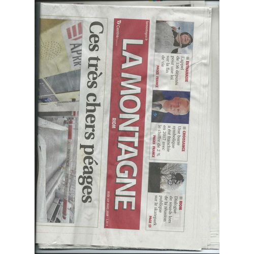 Journal La Montagne Du 01/03/2018, Article Photo M Pokora,, Kassem Mosse, Vite Dit Bertrand Cantat 2018