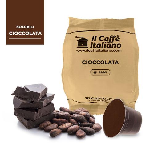 Paquet De 10 Capsules CAFE ITALIA Chocolat Compatible Nespresso®