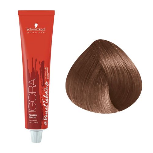 Schwarzkopf, Coloration Permanente Dusted Rouge 7-764:Blond Moyen Cuivré Marron Beige 60ml, 