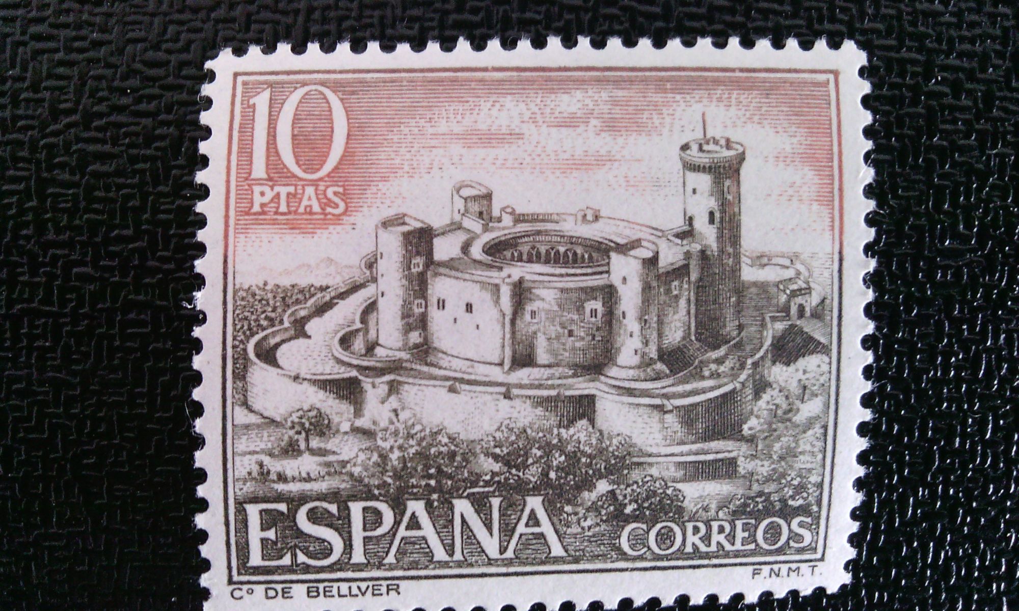 Timbre Espagne ( Yt 1636 ) 1970 Château De Bellver