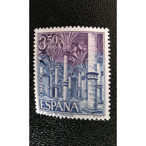 Timbre Espagne ( Yt 1641 ) 1970 La Lonja, Saragosse