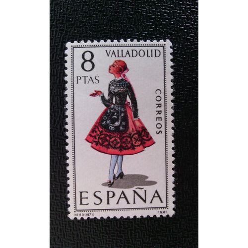 Timbre Espagne ( Yt 1670 ) 1971 Costumes Régionaux. Valladolid