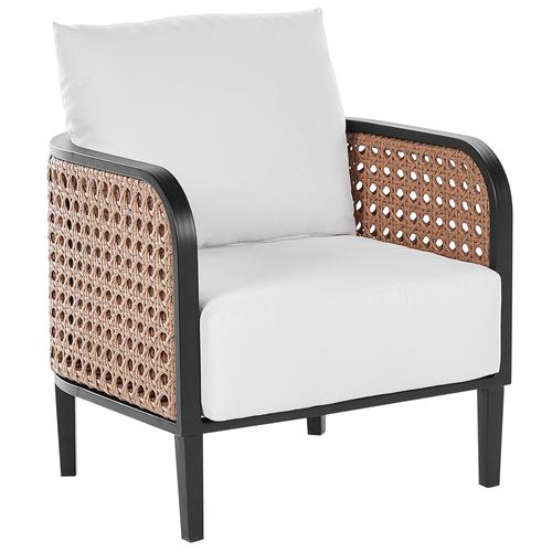 Fauteuil De Jardin En Aluminium Blanc Cassé Montefalco