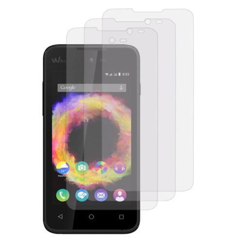 3 X Film De Protection Ecran Wiko Sunset 2 Transparent Clear Anti-Rayures