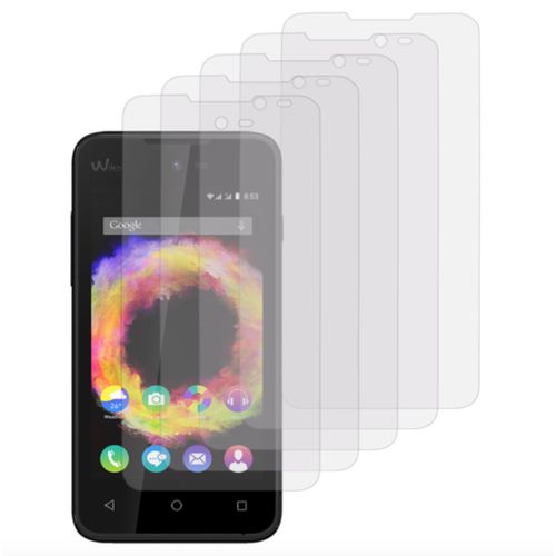 5 X Film De Protection Ecran Wiko Sunset 2 Transparent Clear Anti-Rayures