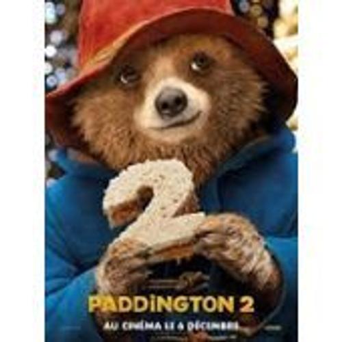 Paddington 2 Two L'ours Bear - Paul King - Hugh Grant - Affiche De Cinéma Pliée 120x160 Cm -