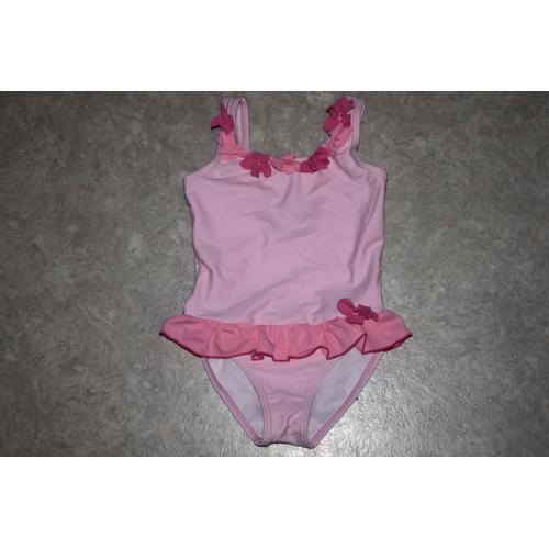 Maillot De Bain 1 Pièce 5/6 Ans Rose