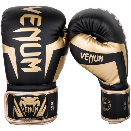 Gants De Boxe Venum Élite Noir Et Doré12 Oz