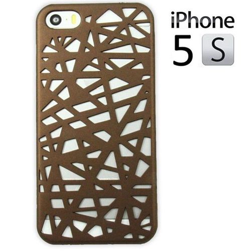 Coque Case Iphone 5 5s Se Araignée Marron Silicone Rigide (Tpu) + 1 Film