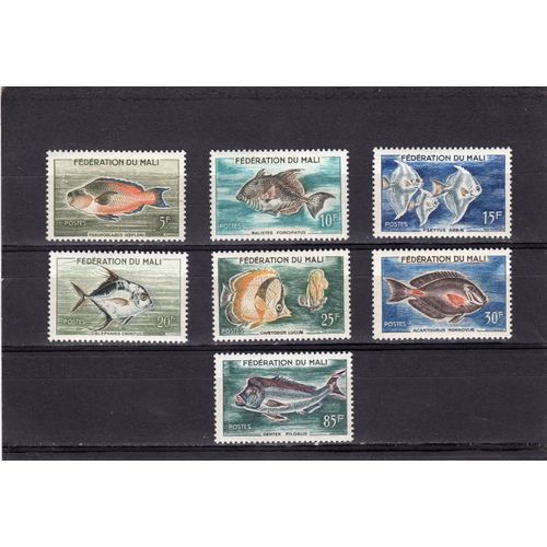 Timbres-Poste Du Mali (Poissons)