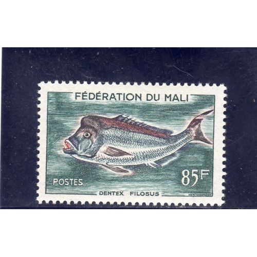 Timbre-Poste Du Mali (Poisson Dentex Filosus)