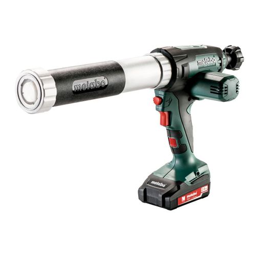 Metabo KPA 18 LTX 400 Pistolet à mastic sans fil, 1x18V/2Ah Li-Ion, Chargeur SC 60 Plus, carton - 601206600