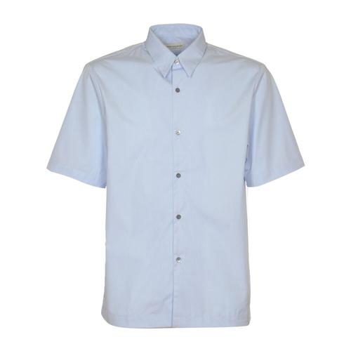 Dries Van Noten - Shirts > Short Sleeve Shirts - Blue