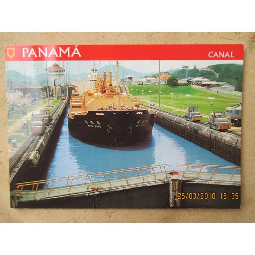 Carte Postale Panama "Le Canal