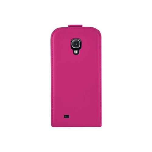 Fonexion Ideus Magnetic Fastener - Boîtier De Protection Pour Téléphone Portable - Cuir - Fuchsia - Pour Samsung Galaxy S4