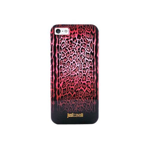 Just Cavalli Leopard - Coque De Protection Pour Téléphone Portable - Rouge, Léopard, Doubles Rayures