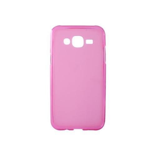 Ksix Mobile Tech Flex - Coque De Protection Pour Téléphone Portable - Polyuréthanne Thermoplastique (Tpu) - Transparent, Rose - Pour Samsung Galaxy J5