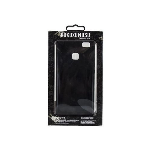 Kukuxumusu Sanchofriend - Coque De Protection Pour Téléphone Portable - Polyuréthanne Thermoplastique (Tpu) - Noir - Pour Huawei P9 Lite