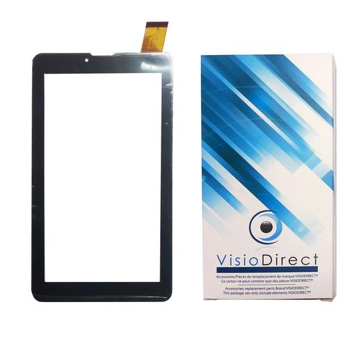 Visiodirect® Vitre Ecran Tactile Pour Archos 70 Platinum 3g 7" Tablette Noire
