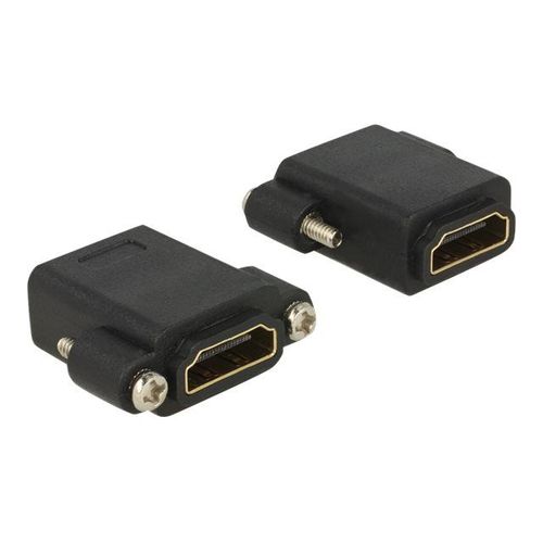 Delock - Adaptateur HDMI - HDMI femelle pour HDMI femelle - noir