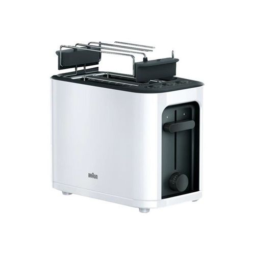 Braun PurEase HT3010 WH - Grille-pain - 2 tranche - 2 Emplacements - blanc