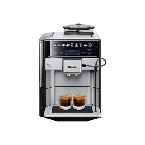 Siemens EQ.6 plus s700 TE657503DE - Machine à café automatique avec buse vapeur '"Cappuccino'" - 19 bar - inox/noir