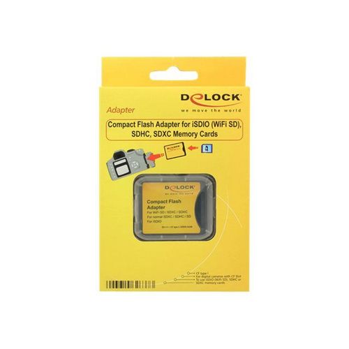 DeLOCK - Adaptateur de carte (SD, SDHC, SDXC) - CompactFlash