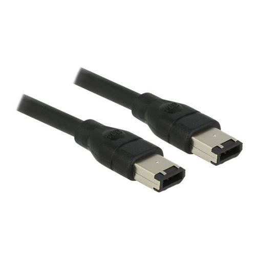 Delock - Câble IEEE 1394 - FireWire 6 broches (M) pour FireWire 6 broches (M) - 50 cm - moulé