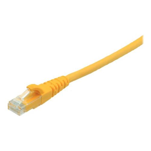 VALUE - Cordon de raccordement - RJ-45 (M) pour RJ-45 (M) - 50 cm - UTP - CAT 6a - moulé, sans crochet - jaune, RAL 1004