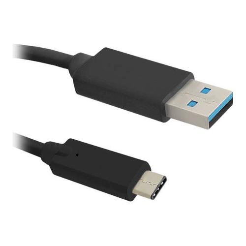 Qoltec - Câble USB - 24 pin USB-C (M) pour USB type A (M) - USB 3.0 - 1.5 m - connecteur C réversible