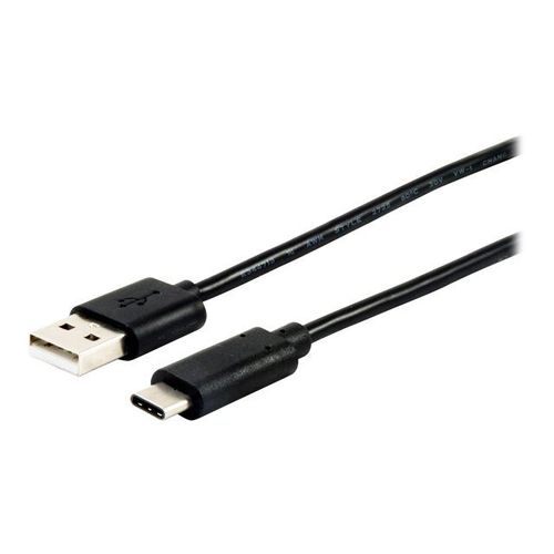 Equip - Câble USB - USB (M) pour 24 pin USB-C (M) - USB 2.0 - 3 A - 1 m - moulé - noir