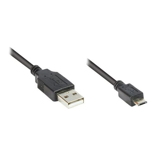 Good Connections - Câble USB - USB (M) pour Micro-USB de type B (M) - USB 2.0 - 5 m - noir