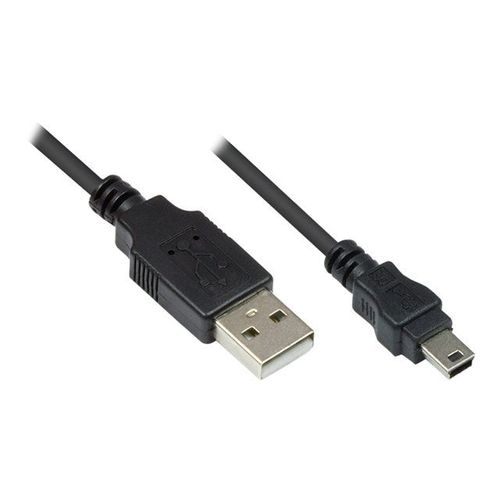 Good Connections - Câble USB - USB (M) pour mini USB type B (M) - USB 2.0 - 5 m - noir