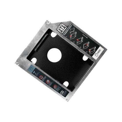 LogiLink 2nd SATA Festplatten Caddy Adapter - Adaptateur pour baie de stockage - 5,25" Slim Line à 2,5