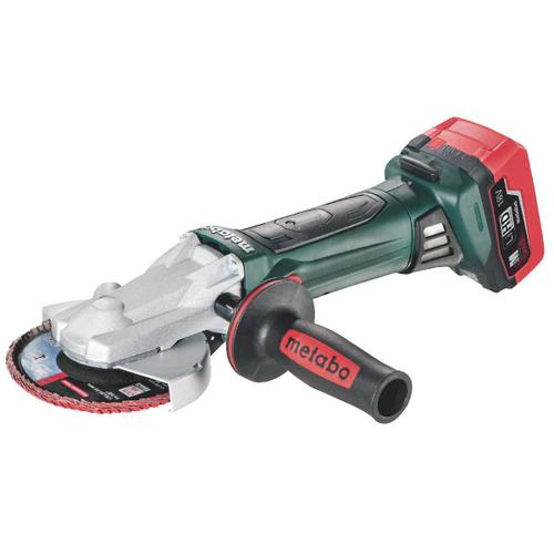 Metabo WF 18 LTX 125 Quick Meuleuse d'angle à tête plate sans fil, 18V, MetaLoc - 601306840