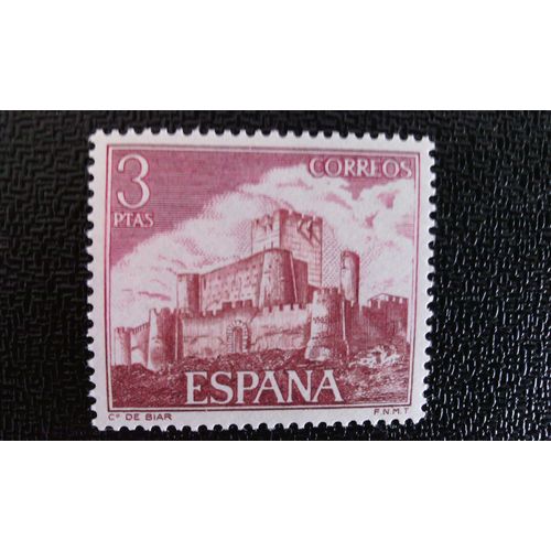 Timbre Espagne ( Yt 1749 ) 1972 Château De Biar