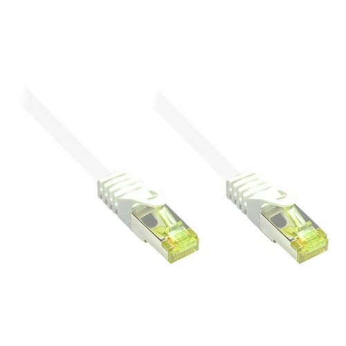 Good Connections RNS - Cordon de raccordement - RJ-45 (M) pour RJ-45 (M) - 50 m - SFTP, PiMF - CAT 7 - sans halogène, sans crochet - blanc