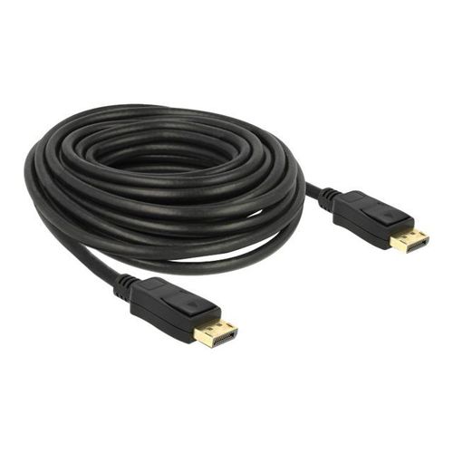 Delock - Câble d'écran - DisplayPort (M) pour DisplayPort (M) - DisplayPort 1.2 - 10 m - noir