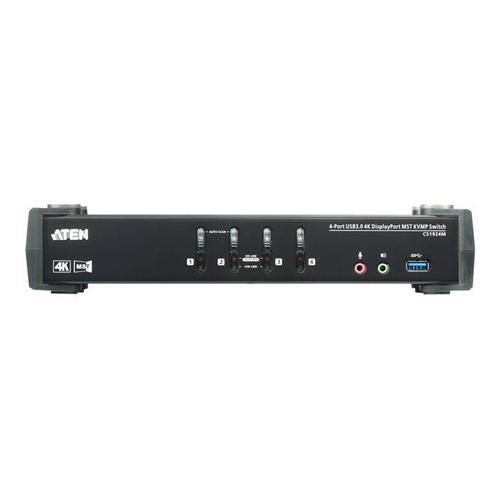 ATEN CS1924M KVMP Switch - Commutateur écran-clavier-souris/audio/USB - 4 x KVM / audio / USB - 1 utilisateur local - de bureau