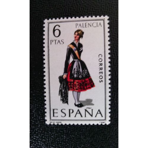 Timbre Espagne ( Yt 1606 ) 1970 Costumes Régionaux, Palencia