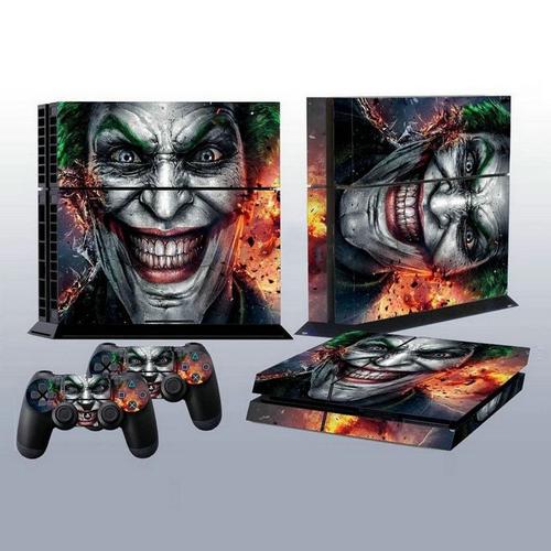 Cnyo® 1 Set Joker Vinly Autocollant De Peau Pour Sony Playstation 4 2 Skins Contrôleur Pour Ps4 Autocollants New