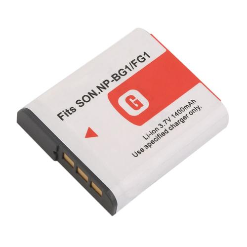 CNYO® Nouveau Haute Densité D'énergie 3.7 V 1400 MAH Remplacement Li-Ion Batterie avec Cas Pour Sony NP-BG1/FG1 Caméra