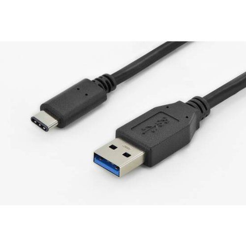 ASSMANN - Câble USB - USB (M) pour 24 pin USB-C (M) - 1.8 m - moulé, connecteur C réversible - noir