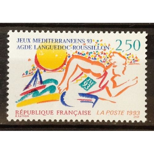 Jeux Méditerranéens Agde Languedoc-Roussillon - Coureur 2,50 (Impeccable N° 2795) Neuf** Luxe (= Sans Trace De Charnière) - France Année 1993 - N20556