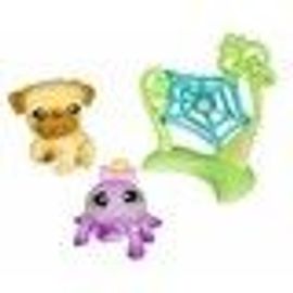 Lot 2 Petshop : N°135 - Le Bouledogue + N° 136 - L'araignée Et Sa Toile