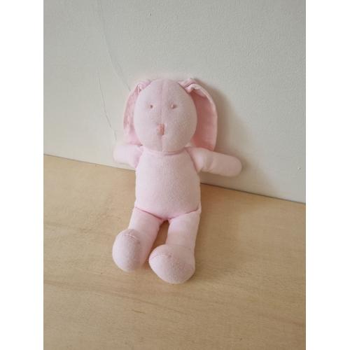 Doudou Lapin Rose Petit Bateau