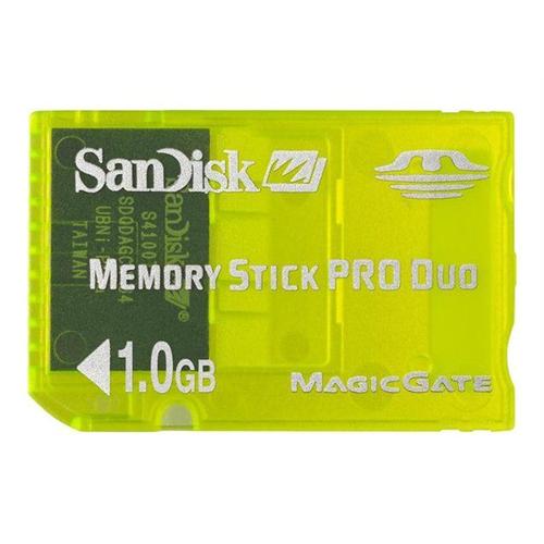 SanDisk Gaming - Carte mémoire flash - 1 Go - MS PRO DUO - jaune
