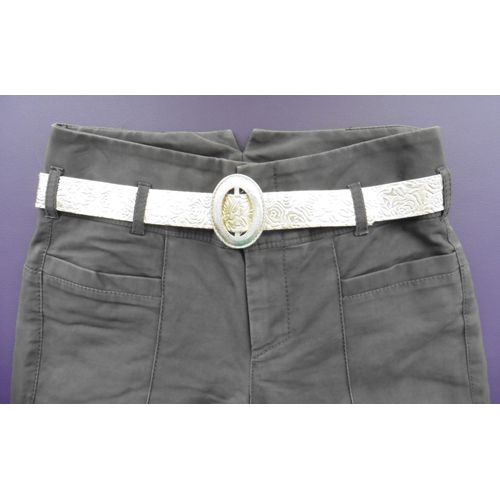Ceinture Dorée. Fleurs En Relief. Taille 34 / 36